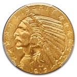 1912 $5 Indian Gold Half Eagle MS-63 PCGS CAC