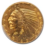 1912 $5 Indian Gold Half Eagle MS-63 PCGS