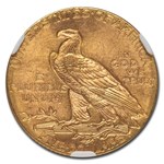 1912 $5 Indian Gold Half Eagle MS-64 NGC