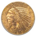 1912 $5 Indian Gold Half Eagle MS-64 PCGS