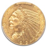 1912 $5 Indian Gold Half Eagle MS-64+ PCGS