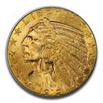 1912 $5 Indian Gold Half Eagle MS-65 PCGS