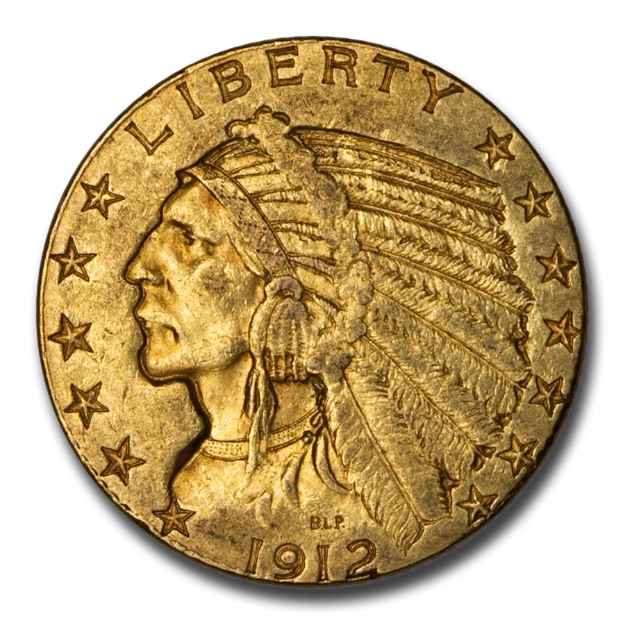 1912 $5 Indian Gold Half Eagle XF