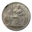 1912-A French Indo-China Silver 10 Centimes AU-58 NGC