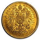 1912 Austria Gold 10 Coronas BU (Restrikes)