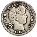 1912 Barber Dime Good/Fine