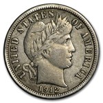 1912 Barber Dime VF