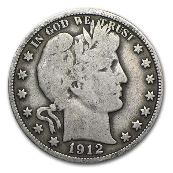 1912 Barber Half Dollar VG 1912 Barber Half Dollar VG