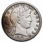 1912 Barber Quarter AU