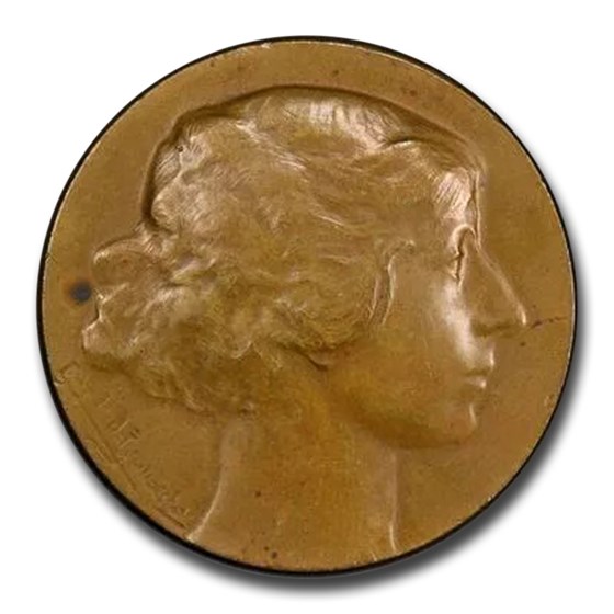 1912 Belgium Vanity Medal MS-62 PCGS 1912 Belgium Vanity Medal MS-62 PCGS
