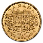 1912 Canada Gold $5 BU