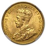 1912 Canada Gold $5 MS-63 NGC