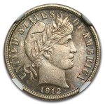 1912-D Barber Dime MS-66 NGC