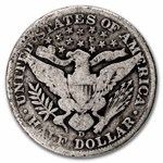 1912-D Barber Half Dollar 20-Coin Roll Avg Circ