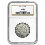 1912-D Barber Half Dollar AU-50 NGC