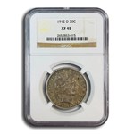 1912-D Barber Half Dollar XF-45 NGC