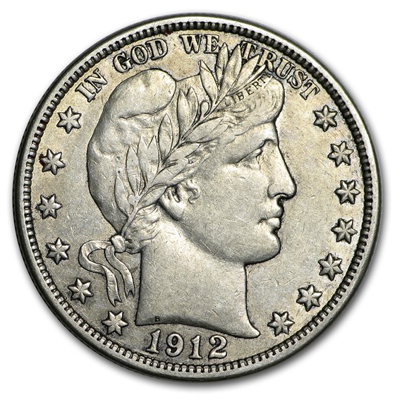 1912-D Barber Half Dollar XF 1912-D Barber Half Dollar XF
