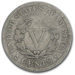 1912-D Liberty Head V Nickel Good+