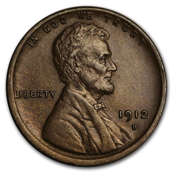 1912-D Lincoln Cent AU 1912-D Lincoln Cent AU