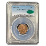 1912-D Lincoln Cent MS-65+ PCGS CAC (Red)