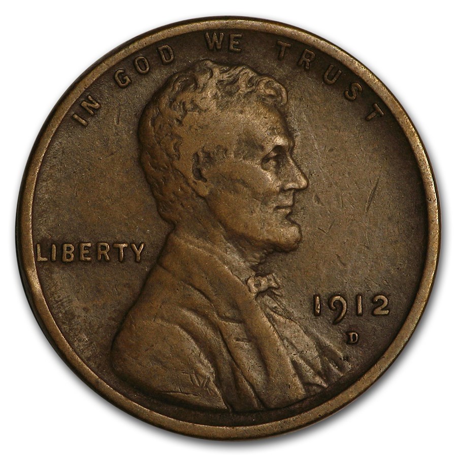1912-D Lincoln Cent VF