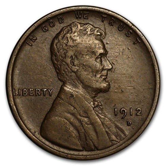 1912-D Lincoln Cent XF 1912-D Lincoln Cent XF