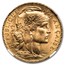 1912 France Gold 20 Francs Rooster MS-67 NGC
