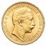 1912-J Germany Gold 20 Marks Prussia Wilhelm II BU