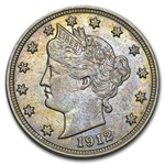 1912 Liberty Head V Nickel AU