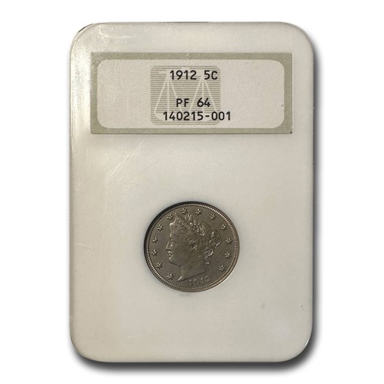1912 Liberty Head V Nickel PF-64 NGC 1912 Liberty Head V Nickel PF-64 NGC