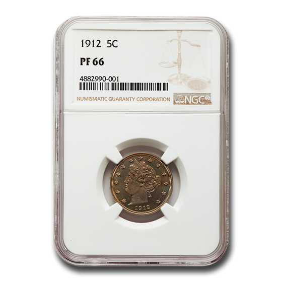 1912 Liberty Head V Nickel PF-66 NGC 1912 Liberty Head V Nickel PF-66 NGC