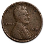 1912 Lincoln Cent 50-Coin Roll Avg Circ