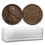 1912 Lincoln Cent 50-Coin Roll Avg Circ