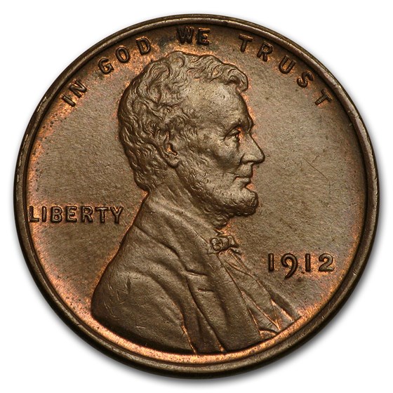 1912 Lincoln Cent AU 1912 Lincoln Cent AU