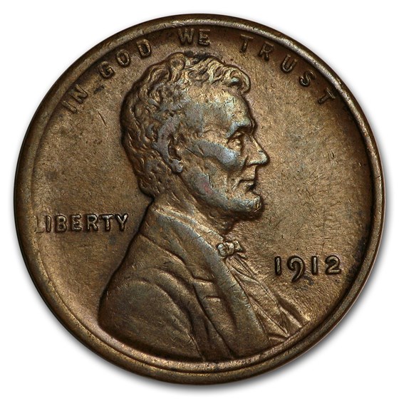 1912 Lincoln Cent XF 1912 Lincoln Cent XF