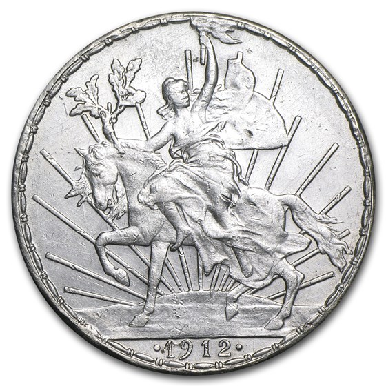 1912 Mexico Silver Peso Caballito XF 1912 Mexico Silver Peso Caballito XF