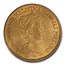 1912 Netherlands Gold 10 Gulden Wilhelmina I MS-64 PCGS
