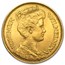 1912 Netherlands Gold 5 Gulden AU