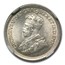 1912 Newfoundland Silver 5 Cents George V MS-65 NGC