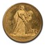 1912-R Italy Gold 50 Lire Emanuele III MS-64 PCGS