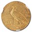 1912-S $5 Indian Gold Half Eagle AU-58 NGC CAC