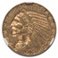 1912-S $5 Indian Gold Half Eagle AU-58 NGC