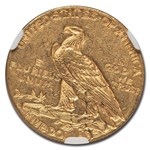 1912-S $5 Indian Gold Half Eagle AU-58 NGC