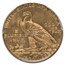 1912-S $5 Indian Gold Half Eagle MS-62 PCGS CAC