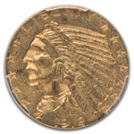 1912-S $5 Indian Gold Half Eagle MS-62 PCGS