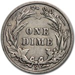 1912-S Barber Dime VF