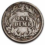 1912-S Barber Dime XF