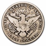 1912-S Barber Half Dollar VG