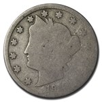 1912-S Liberty Head V Nickel AG