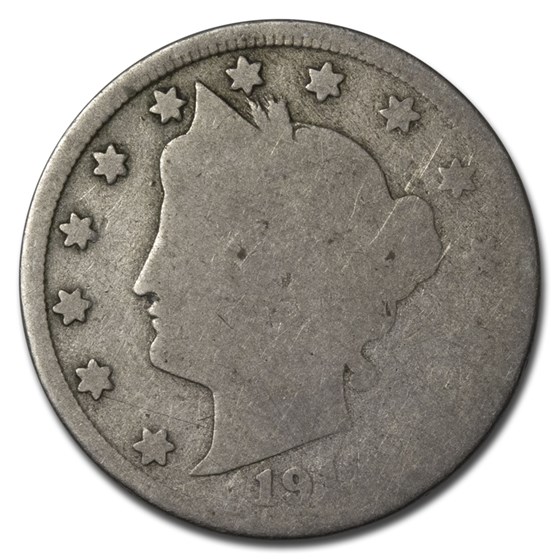 1912-S Liberty Head V Nickel AG 1912-S Liberty Head V Nickel AG